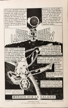Extrait de Green Lantern (Arédit) -Rec14- Album N°954 (du n°32 au n°33)