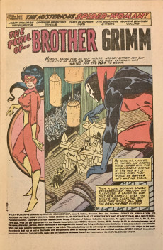 Extrait de Spider-Woman Vol.1 (1978) -3- The peril of..brother Grimm