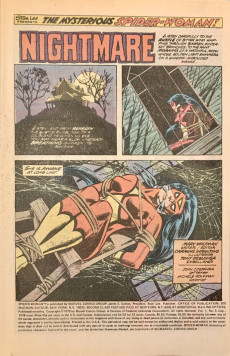 Extrait de Spider-Woman Vol.1 (1978) -5- Nightmare