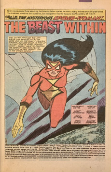 Extrait de Spider-Woman Vol.1 (1978) -19- The beast within