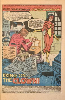 Extrait de Spider-Woman Vol.1 (1978) -22- The mysterious spider-woman!