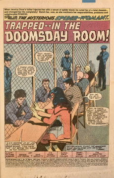 Extrait de Spider-Woman Vol.1 (1978) -24- Trapped..in the doomsday room!