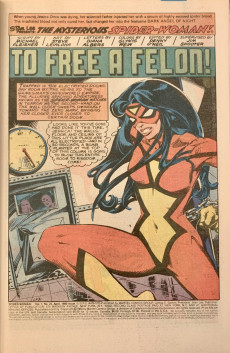 Extrait de Spider-Woman Vol.1 (1978) -25- To free a felon!