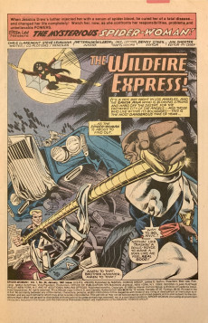 Extrait de Spider-Woman Vol.1 (1978) -34- The wildfire express!