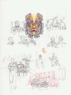 Extrait de Blake et Mortimer (Les Aventures de) -29ES-N&B- Huit heures à Berlin