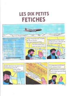Extrait de Tintin - Pastiches, parodies & pirates -a2022- Les dix petits fétiches