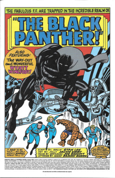 Extrait de Fantastic Four Vol.1 (1961) -52- Introducing The Sensational Black Panther !