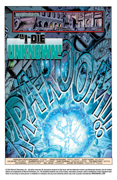 Extrait de The avengers: Celestial Quest (2001) -1- I Die Unknown!