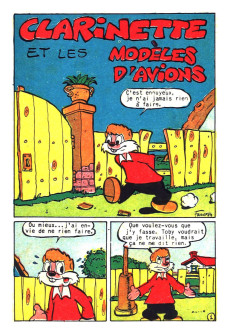 Extrait de Clarinette (Éditions des Remparts) -25- Clarinette et les modèles d'avions
