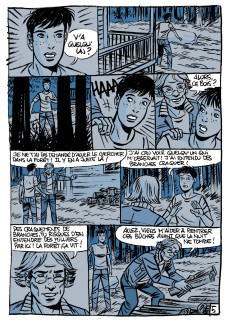 Extrait de Caroline Baldwin -HS10- Le voyageur - Découpage graphique