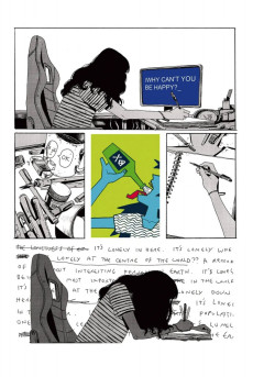 Extrait de It's Lonely at the Centre of the Earth (2022) - An auto-bio-graphic-novel