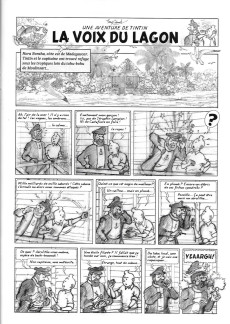 Extrait de Tintin - Pastiches, parodies & pirates - La Voix du Lagon
