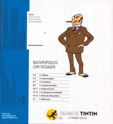 Extrait de Figuras de Tintin (A Coleção Oficial) -17- Rastapopoulos com tatuagem