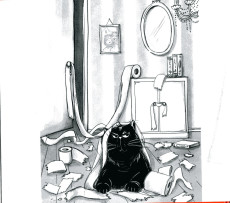 Extrait de Moi, Edgar, chat acariâtre - Moi, Edgar, chat acariâtre. 400 jours dans la peau d'un chat drôle et cynique