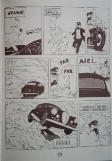 Extrait de Tintin - Pastiches, parodies & pirates -g2023- Tintin et le mystère de la toison d'or Tome II