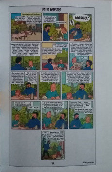 Extrait de Tintin - Pastiches, parodies & pirates - Tintin ministre