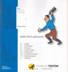 Extrait de Figuras de Tintin (A Coleção Oficial) -40- Bobby Smiles ameaçador
