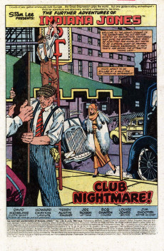 Extrait de The further Adventures of Indiana Jones (Marvel comics - 1983) -6- Club Nightmare!