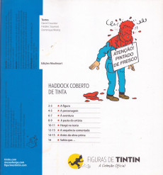 Extrait de Figuras de Tintin (A Coleção Oficial) -58- Haddock coberto de tinta