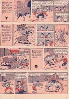 Extrait de Bob et Bobette (2e Série Rouge) -4- Le dompteur de taureaux