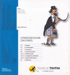 Extrait de Figuras de Tintin (A Coleção Oficial) -64- O Professor Siclone com o pincel