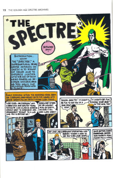 Extrait de DC Archive Editions-The Golden Age-Spectre -1- Volume 1