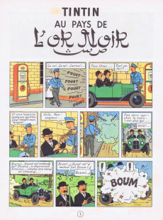 Extrait de Tintin (Historique) -15C6bis- Tintin au pays de l'or noir