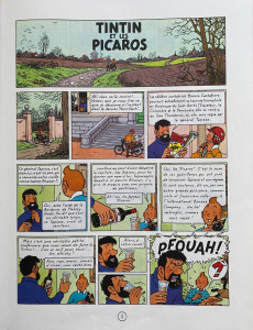 Extrait de Tintin (Historique) -23C5- Tintin et les Picaros