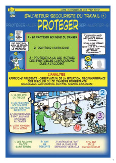 Extrait de Les conseils de Tip-Top -9- Le sauveteur secouriste du travail