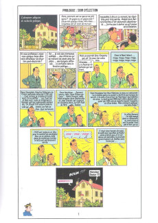 Extrait de Tintin - Pastiches, parodies & pirates -2023- Tintin ministre