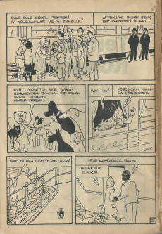 Extrait de Tintin (en langues étrangères) -1Turc- Tenten Kongo'Da