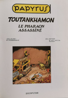 Extrait de Papyrus -17Pir- Toutankhamon le pharaon assassiné