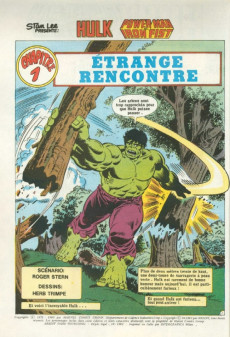 Extrait de Hulk (3e Série - Arédit - Gamma) -HS1- Hulk, Power Man et Iron Fist