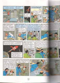 Extrait de Tintin (Study Comics - del Prado) -13- On a marché sur la Lune