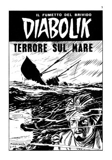 Extrait de Diabolik (en italien) -7- Terrore sul mare