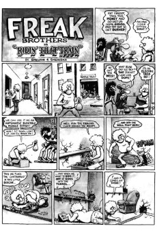 Extrait de The fabulous Furry Freak Brothers (1971) -INT- The Fabulous Furry Freak Brothers in the 21st century and other follies