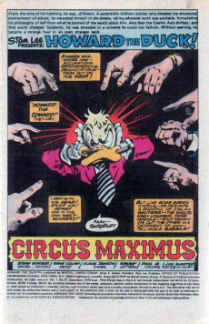 Extrait de Howard the Duck (1976) -27- Circus Maximus