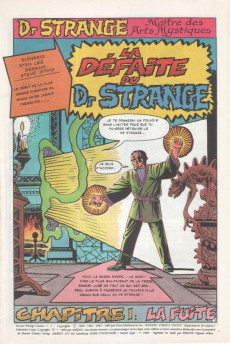 Extrait de Docteur Strange (Arédit) -HS1A- Docteur Strange Classic - La défaite du Dr Strange