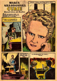 Extrait de Mujeres célebres (1961 - Editorial Novaro) -18- Madame Curie, descubridora del radio
