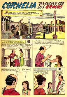 Extrait de Mujeres célebres (1961 - Editorial Novaro) -23- Cornelia la madre de los Gracos