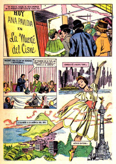 Extrait de Mujeres célebres (1961 - Editorial Novaro) -49- Ana Pavlova