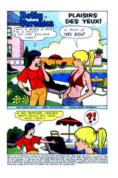 Extrait de Betty et Veronica (Éditions Héritage) -110- Plaisirs des yeux !