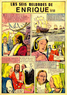 Extrait de Mujeres célebres (1961 - Editorial Novaro) -126- Las 6 beldades de Enrique VIII