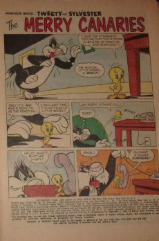 Extrait de Tweety and Sylvester (Dell - 1954) -30- Issue #30