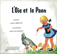 Extrait de Mini-Livres Hachette -94- L'oie et le Paon