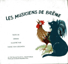 Extrait de Mini-Livres Hachette -110a1966- Les musiciens de Brême