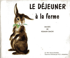 Extrait de Mini-Livres Hachette -125a1966- Le déjeuner à la ferme