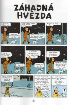 Extrait de Tintin (en langues étrangères) -10Tchèque- Záhadná Hvēzda