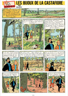 Extrait de Tintin (Historique) -21TL- Les bijoux de la Castafiore
