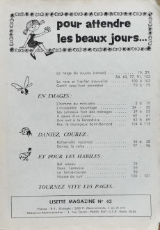 Extrait de Lisette Magazine Poche (Éditions de Montsouris) -43- La neige du coucou